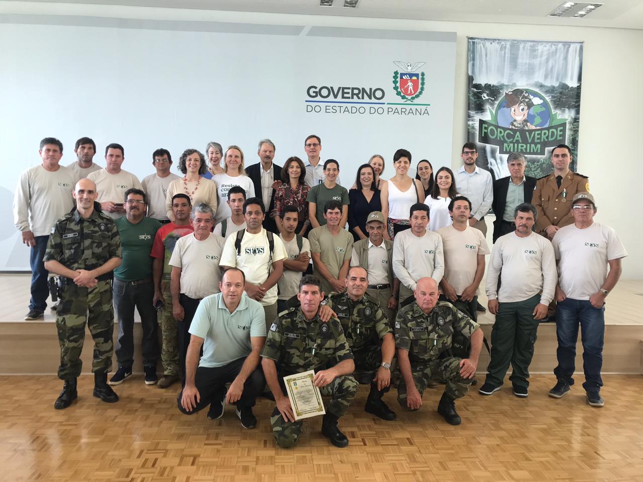 SPVS recebe medalha de Mérito Ambiental por parceria com Batalhão de Polícia Ambiental do Paraná