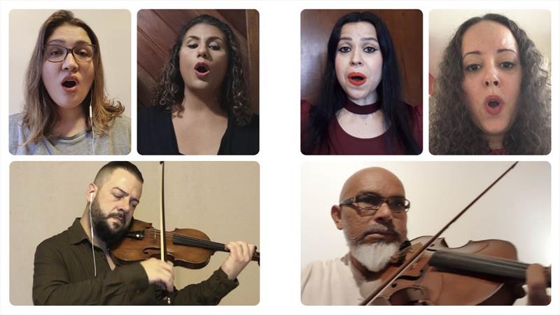 Mães recebem concerto on-line como homenagem da Camerata Antiqua