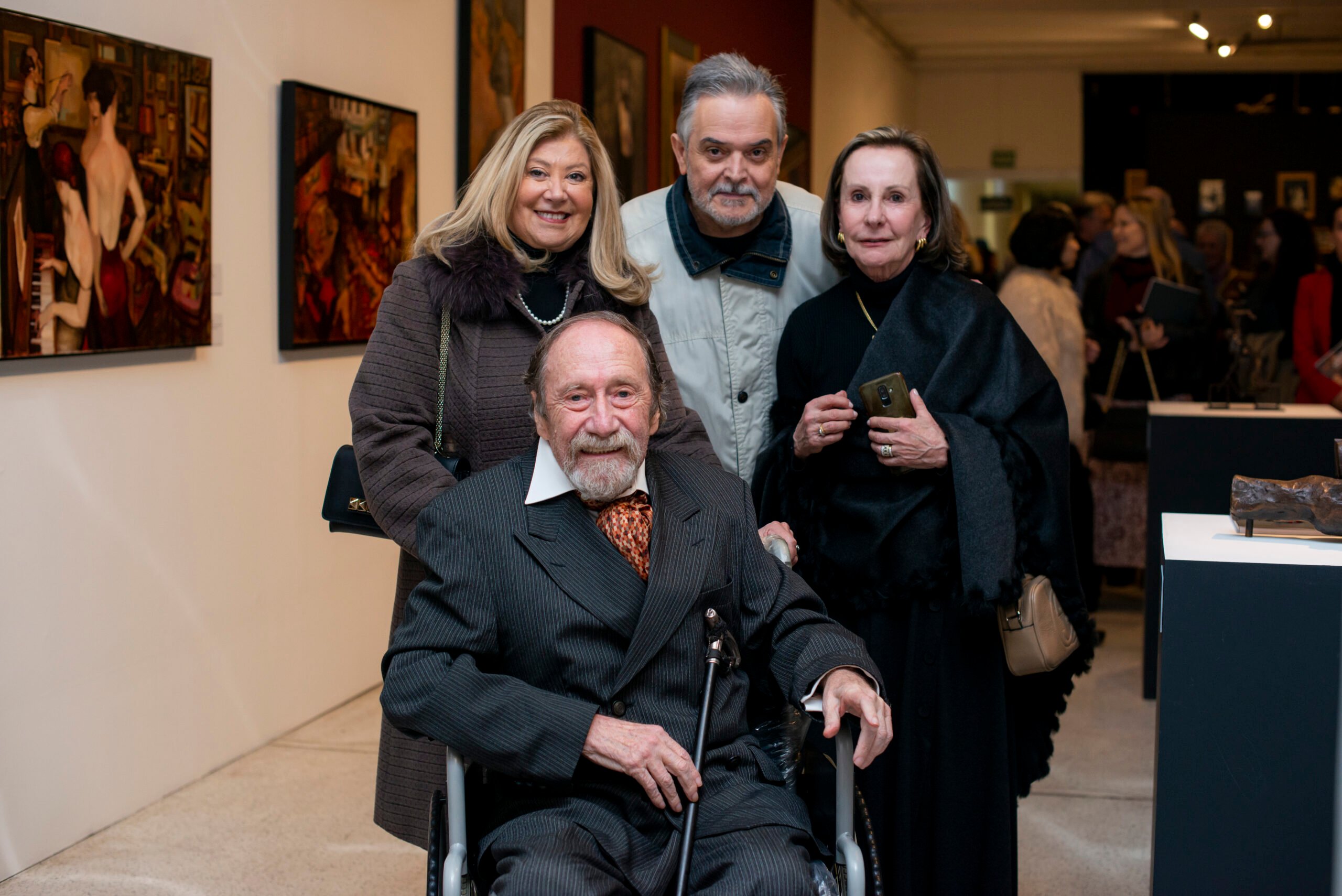 Juarez Machado participa do lançamento do catálogo da exposição comemorativa aos seus 80 anos no MON