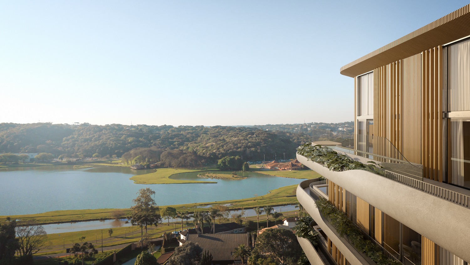 Parque Barigui terá primeiro edifício residencial superluxo quase às margens do lago