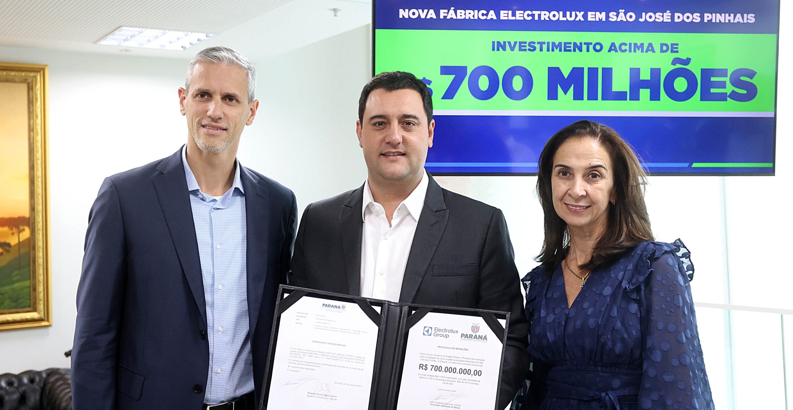 Electrolux investe R$ 700 milhões em fábrica 100% sustentável em São José dos Pinhais