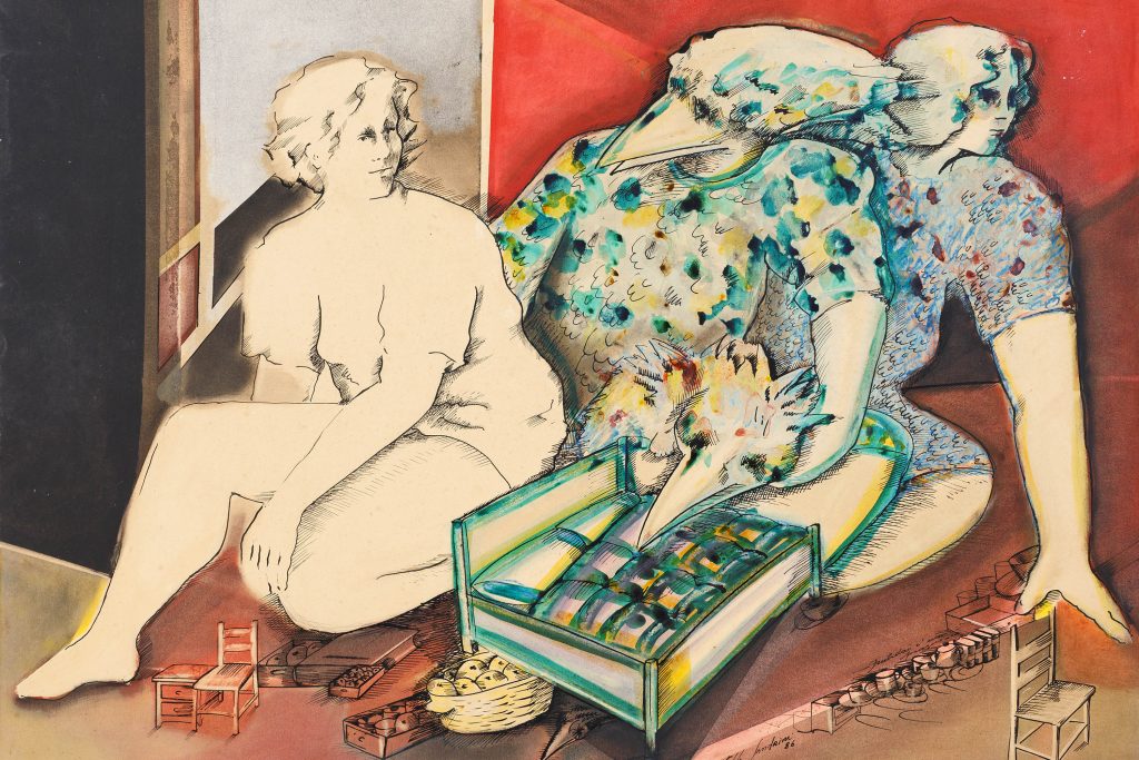 exposicao eterno feminino de teca sandrini obra gratidao e um prazer foto divulgacao mon 2