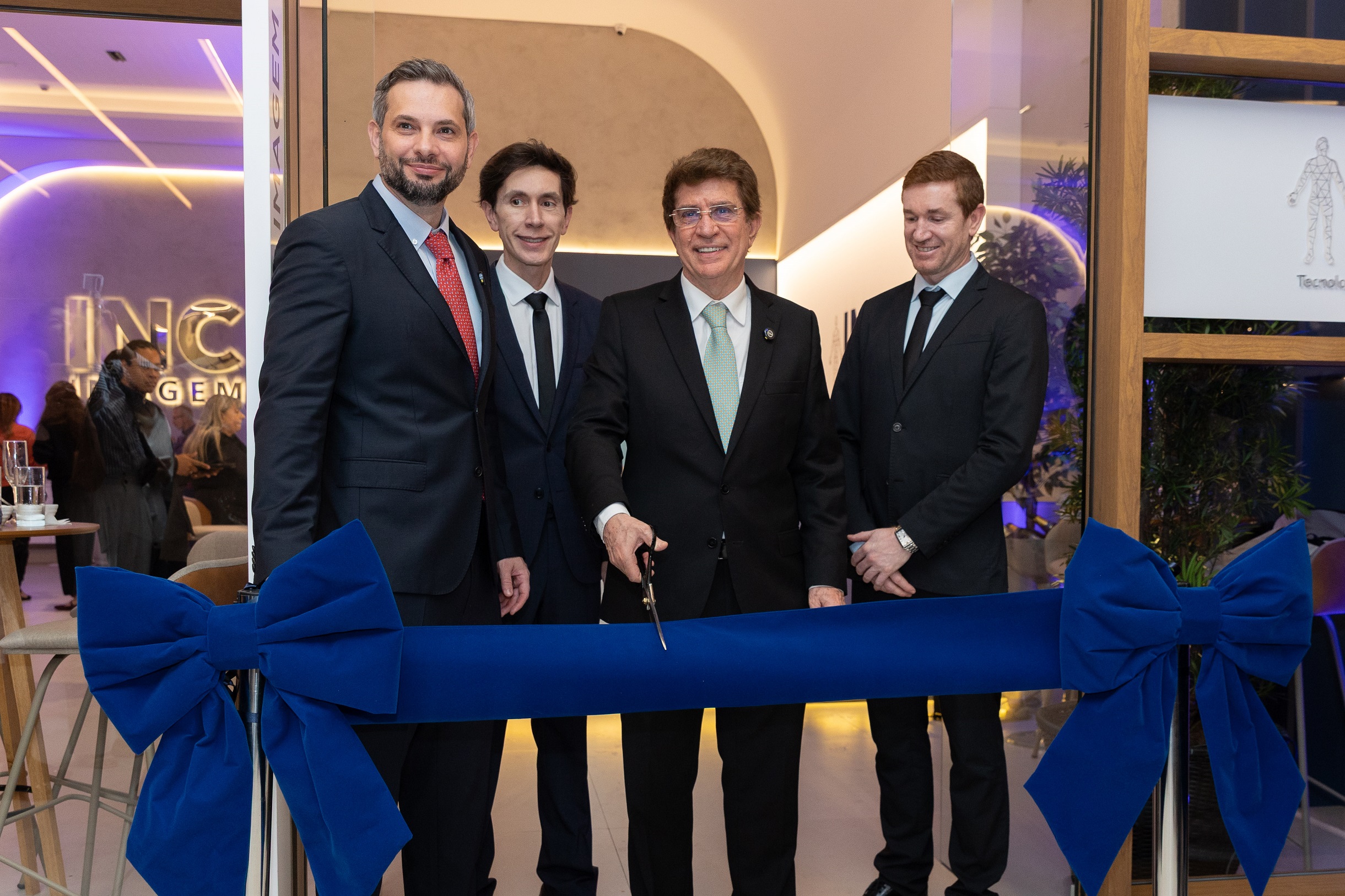 Diretoria do INC Patrick Ramina, Dr. André Giacomelli, Dr. Ricardo Ramina e Vanderlei Gomes