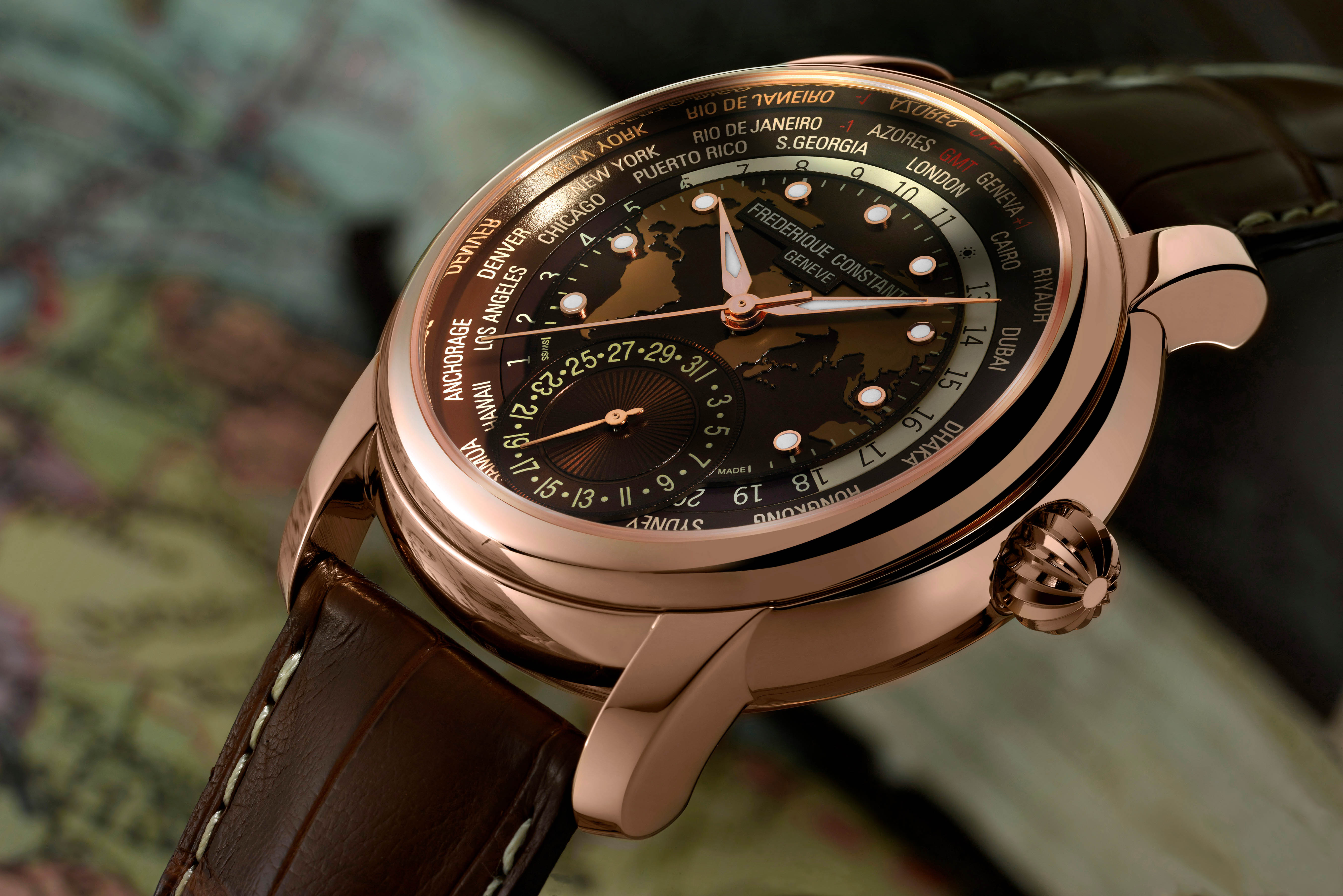 A Frederique Constant é uma das três marcas de luxo de relógio que desembarcam no Brasil.