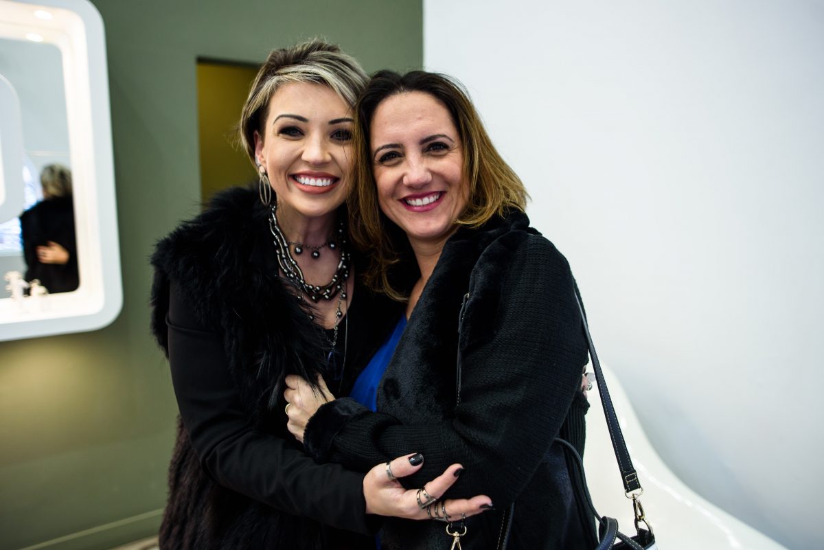 Juliana com Berta Lia Varaschin.