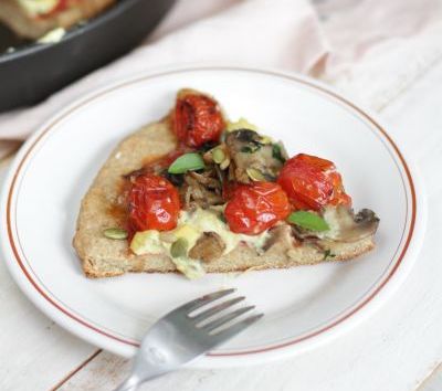 pizza vegana e sem glúten