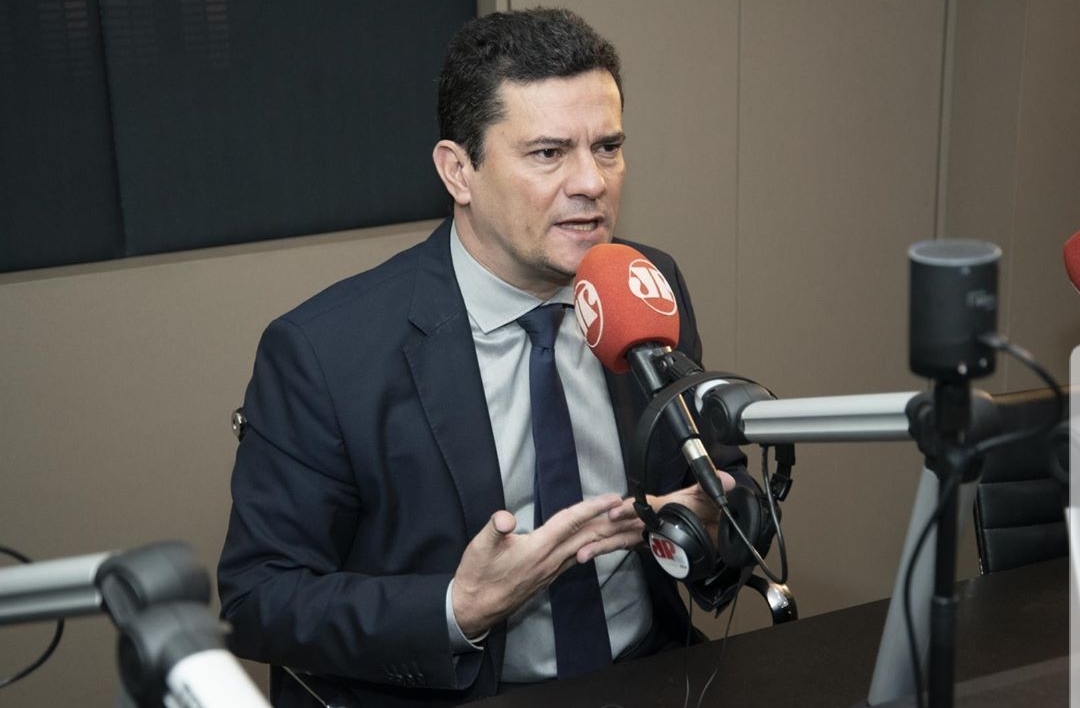 Sérgio Moro em entrevista à rádio Jovem Pan Curitiba. (Foto: Reprodução)