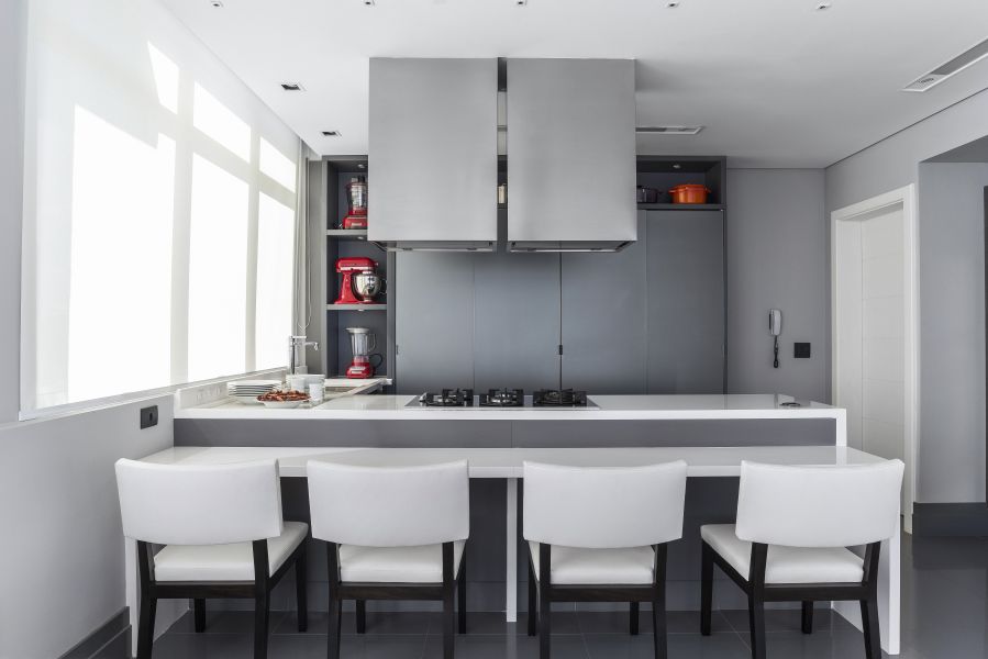 Cozinha integrada é a dica de Margit Soares