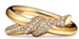 Anéis da coleção Tiffany Knot foram os escolhidos para compor as Joias de Daisy-Edgar-Jones durante o Leopard Club Award