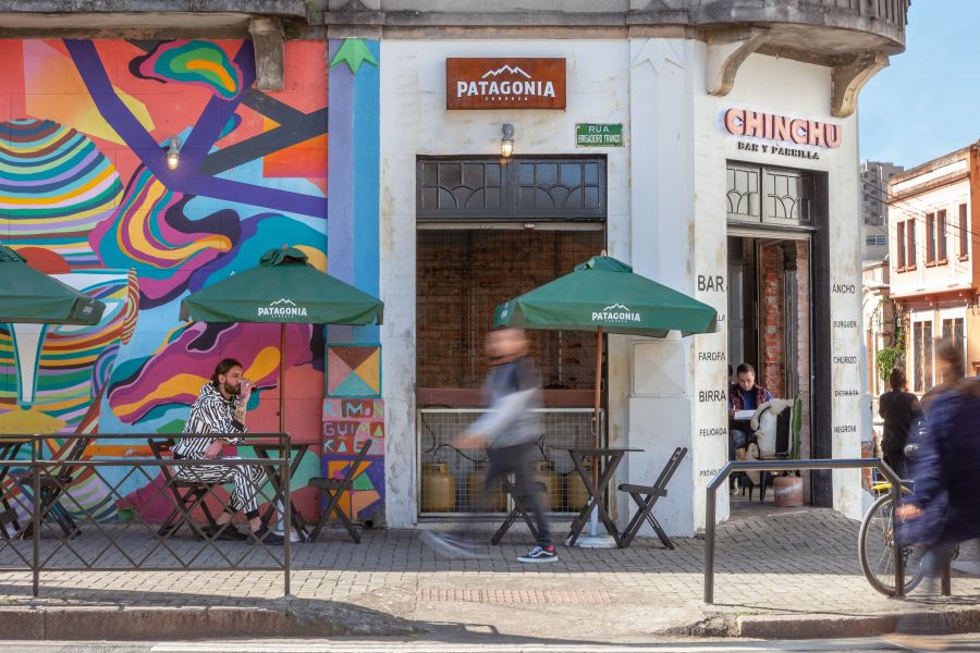 O Chinchu está localizado na esquina da Rua Saldanha Marinho com a Brigadeiro Franco, em Curitiba.