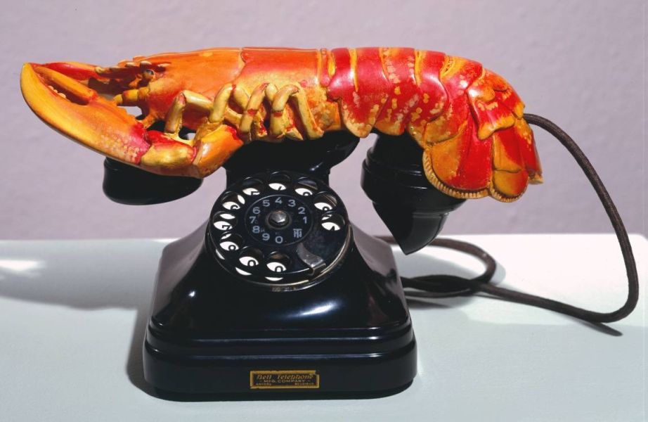 Telefone Lagosta criado por Salvador Dalí, em 1936