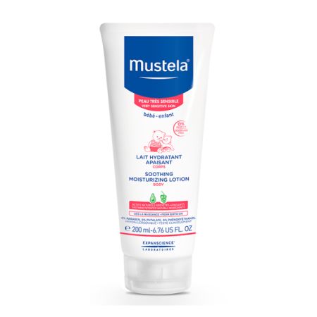 cosméticos para crianças Hidratante Calmante com Schisandra Orgânica MUSTELA