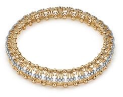 Colar Tiffany&Co. Schlumberger® Hands em ouro amarelo 18k e platina com diamantes