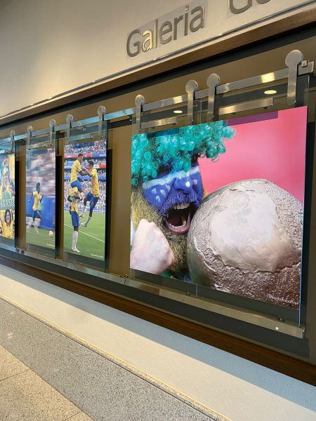 exposição Albari Rosa, Jonathan Campos, Rodolfo Buhrer e Valterci Santos futebol parkshoppingbarigui