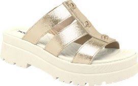 sandália dourada réveillon piccadilly