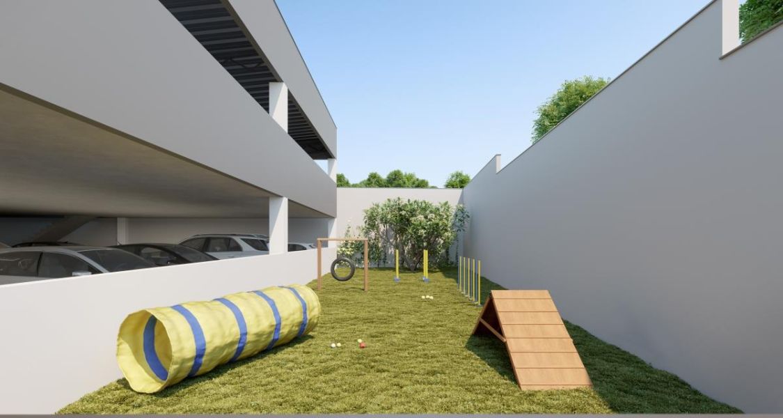 Pet place área de lazer para os animais de estimação em alta nos empreendimentos 1