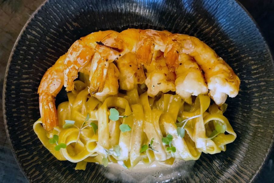 dia dos namorados restaurante maria eugênia curitibaCamarao e fettucine Dia Namorados - foto Jean Lobo