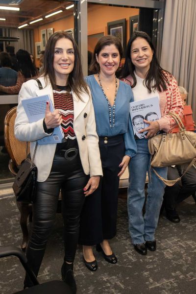 Viviane Scheffer, Lucia Casillo Malucelli e Tatiana Alves (Foto: Marcelo-Elias) Livro Irmaos Reboucas - Foto 1595 Marcelo Elias