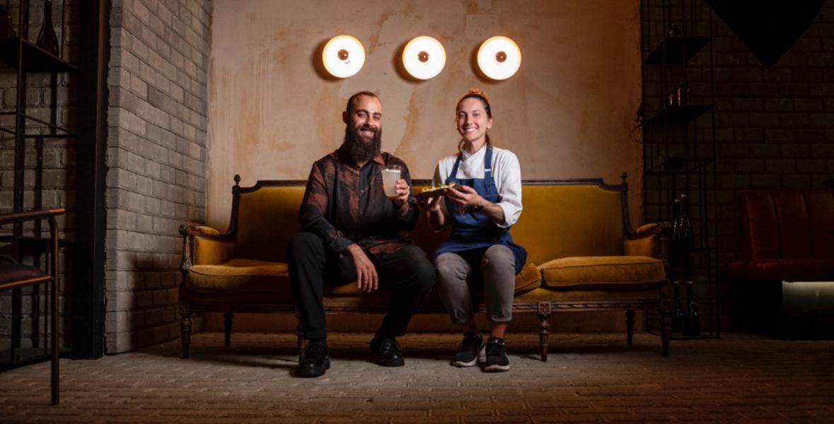 Rafael Kyoshi e Júlia Schwabe (Foto: Munir Bucair Filho)