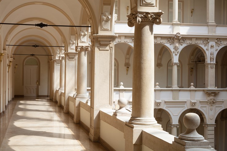 Anantara New York Palace Budapest Hotel Atrium Detail Floor