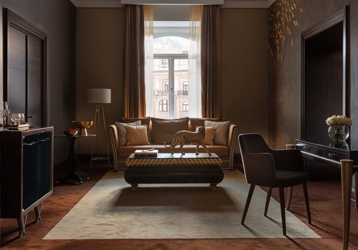 Anantara New York Palace Budapest Hotel Executive Suite Historical Wing Living Room