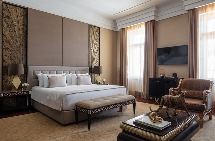 Anantara New York Palace Budapest Hotel Junior Suite Historical Wing Bed Hero