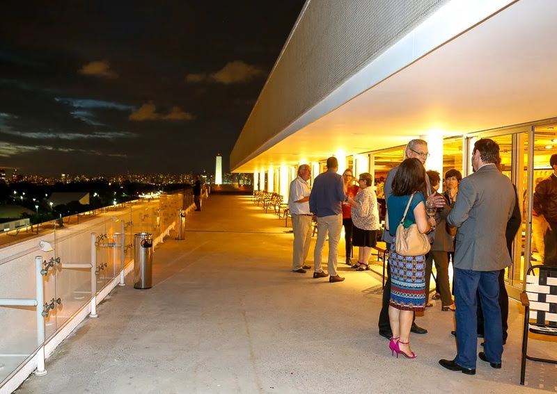 Foto do Restaurante Vista, que fica no rooftop do MAC, em São Paulo. Foto Cecília BastosUSP