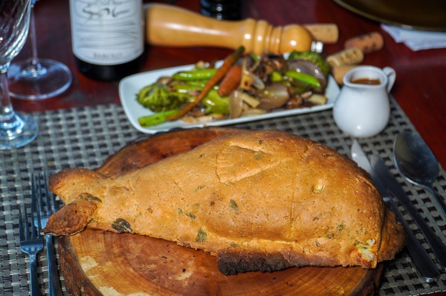 Peixe na crosta de sal- Gianttura - curitiba