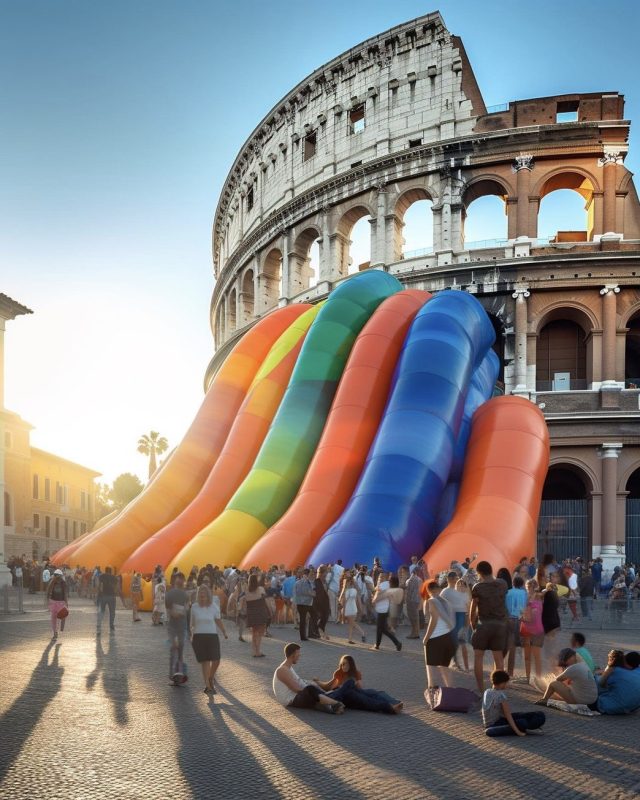 Coliseu de Roma por IA