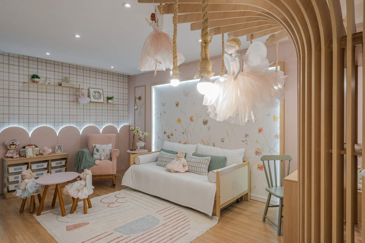 Beliche Infantil Montessoriana Com Cama de Casal Fazenda