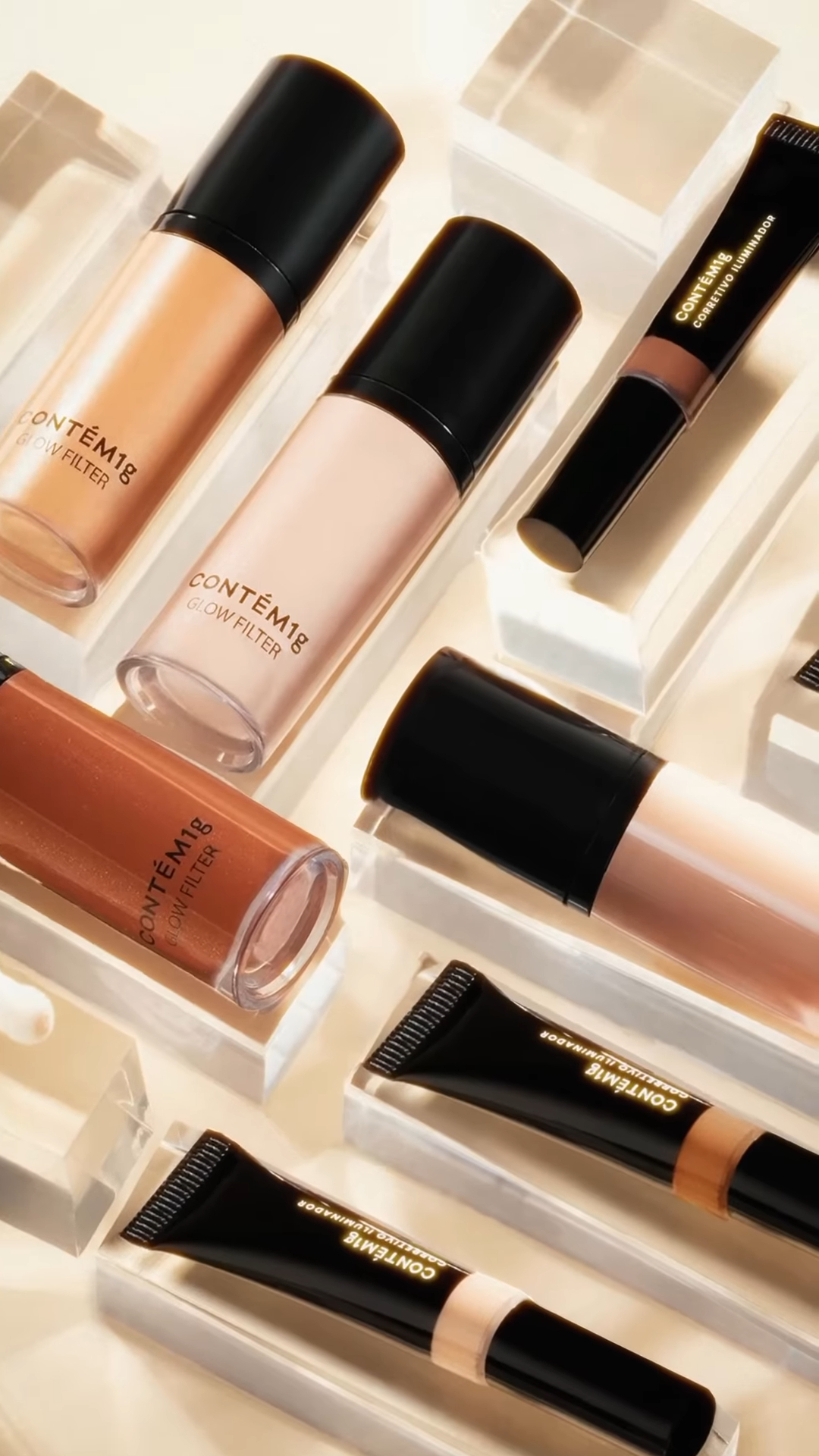 A linha já está disponível para compra no site oficial da marca e é possível testá-la no Provador Virtual da Contém1g (Foto: Divulgação)