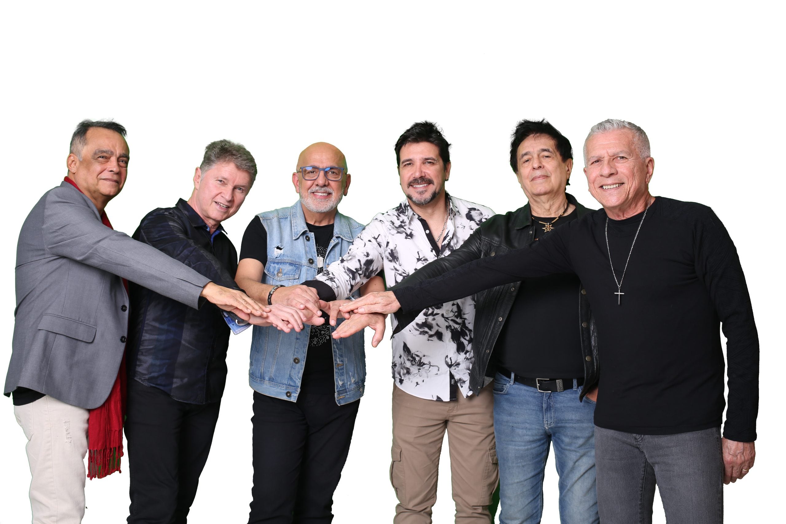 Cleberson Horsth, Kiko, Nando, Ricardo Feghali, Serginho Herval e Fábio Nestares. (Foto: divulgação)