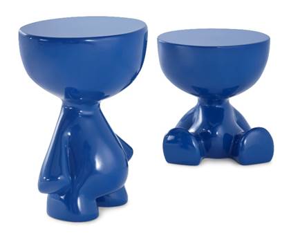 Banco Toy, Jayme Bernardo para o selo DIEEDRO cor do ano 2027 luminous blue