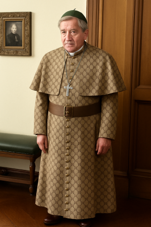 gucci  Como seriam os trajes dos Papas assinados pelas grifes italianas?