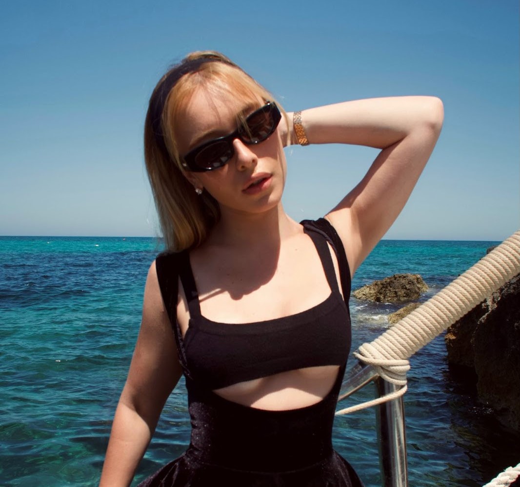 Maria Braz em Puglia, na Itália.