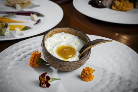 Doce de abóbora com coco à moda Tivoli.