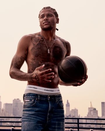 Jalen Green em nova campanha da Calvin Klein