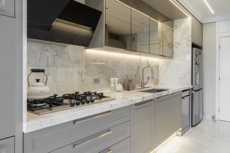 Projeto desenvolvido pelo escritório Deborah Nicolau Arquitetura.